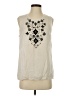 Milly Ivory Sleeveless Blouse Size 4 - photo 1