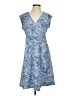 Tommy Hilfiger Paisley Blue Casual Dress Size 4 - photo 1