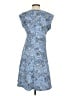 Tommy Hilfiger Paisley Blue Casual Dress Size 4 - photo 2