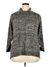 Calvin Klein 100% Acrylic Tweed Gray Turtleneck Sweater Size 2X - photo 1