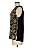 Carole Little Brown Sleeveless Button-Down Shirt Size M - photo 5