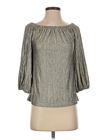 White House Black Market 3/4 Sleeve Blouse (view 1)