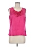 Kasper 100% Polyester Pink Sleeveless Blouse Size M - photo 1