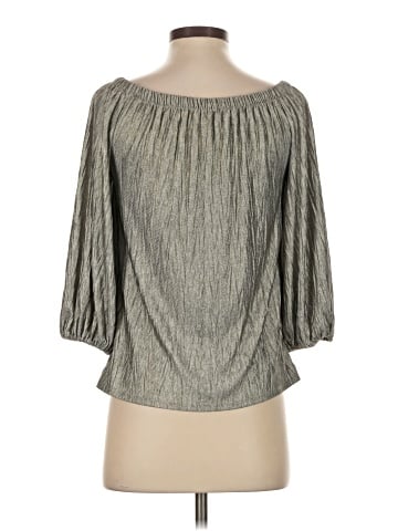 White House Black Market 3/4 Sleeve Blouse (view 2)