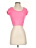Charlotte Russe Pink Short Sleeve Top Size S - photo 1
