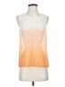 Hi-Line Orange Sleeveless Top Size S - photo 1