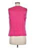 Kasper 100% Polyester Pink Sleeveless Blouse Size M - photo 2
