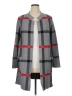 Tahari Plaid Gray Coat Size XL - photo 1