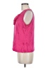 Kasper 100% Polyester Pink Sleeveless Blouse Size M - photo 5