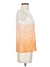 Hi-Line Orange Sleeveless Top Size S - photo 4