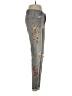 Zara Basic Floral Gray Jeans Size 4 - photo 4