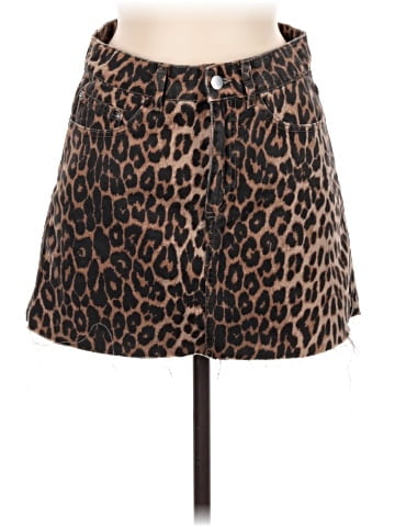 Zara TRF Denim Skirt (view 1)