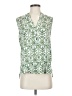 Fun2Fun 100% Rayon Green Sleeveless Blouse Size S - photo 1