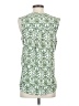 Fun2Fun 100% Rayon Green Sleeveless Blouse Size S - photo 2