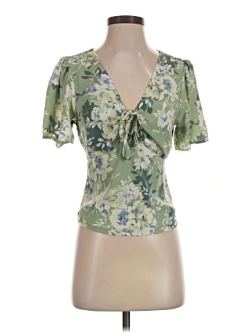Abercrombie & Fitch Short Sleeve Blouse (view 1)