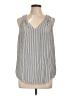 Old Navy 100% Viscose Silver Sleeveless Blouse Size L - photo 1