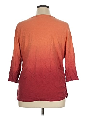 Lane Bryant 3/4 Sleeve T-Shirt (view 2)