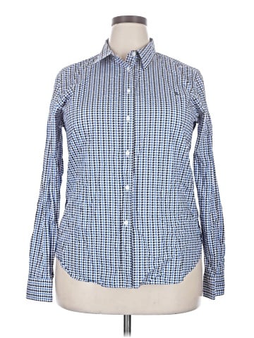 Lauren by Ralph Lauren Long Sleeve Button-Down Shirt (view 1)