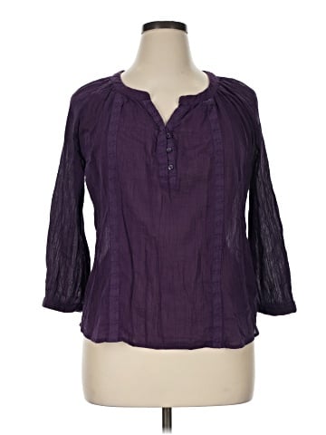 St. John's Bay 3/4 Sleeve Blouse (view 1)