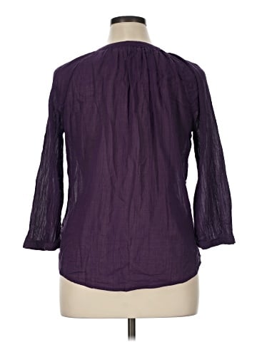 St. John's Bay 3/4 Sleeve Blouse (view 2)