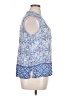 Kenar 100% Rayon Blue Sleeveless Blouse Size 1X - photo 4
