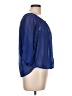 Cotton Express 100% Polyester Blue 3/4 Sleeve Blouse Size L - photo 4