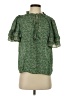 Max Studio Green Short Sleeve Blouse Size S - photo 1