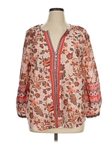 Sundance 3/4 Sleeve Blouse (view 1)