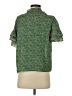 Max Studio Green Short Sleeve Blouse Size S - photo 2