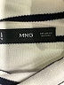 MNG Stripes Ivory Turtleneck Sweater Size XS - photo 7