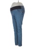 Old Navy - Maternity Color Block Blue Jeans Size 10L - photo 1