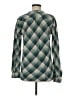 Gap 100% Cotton Argyle Green Long Sleeve Blouse Size M - photo 2