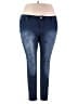 Forever 21 Plus Polka Dots Blue Jeggings Size 18 - photo 1