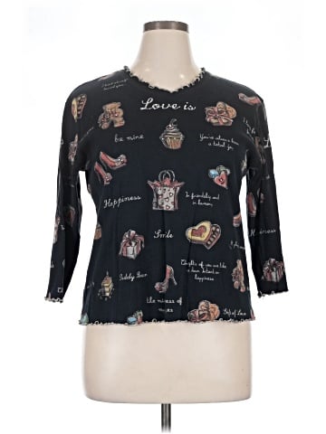 Jess & Jane 3/4 Sleeve T-Shirt (view 1)