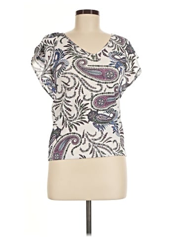 Ann Taylor LOFT Short Sleeve Blouse (view 1)
