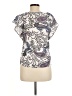Ann Taylor LOFT Paisley Ivory Short Sleeve Blouse Size M (petite) - photo 2