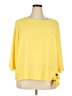 Talbots 100% Polyester Yellow 3/4 Sleeve Top Size 18 - photo 1