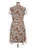 MSK 100% Polyester Print Blue Casual Dress Size 14 - photo 2