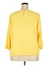 Talbots 100% Polyester Yellow 3/4 Sleeve Top Size 18 - photo 2