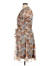 MSK 100% Polyester Print Blue Casual Dress Size 14 - photo 5