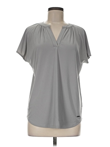 Jones New York Signature Short Sleeve Blouse (view 1)
