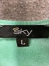Sky Tie-dye Teal Casual Dress Size L - photo 4