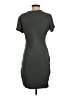 Express Solid Gray Casual Dress Size S - photo 2