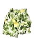 H&M Floral Yellow Shorts Size 2 - photo 2