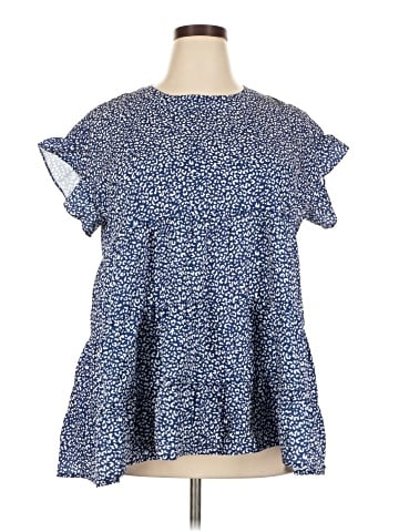 chic soul (chicsoul.com) Short Sleeve Blouse (view 1)