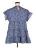 chic soul (chicsoul.com) 100% Polyester Blue Short Sleeve Blouse Size 2X - photo 2