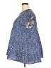 chic soul (chicsoul.com) 100% Polyester Blue Short Sleeve Blouse Size 2X - photo 5