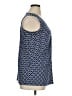 Talbots 100% Cotton Blue Sleeveless Blouse Size 1X - photo 4