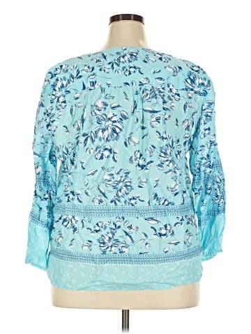Style&Co 3/4 Sleeve Blouse (view 2)