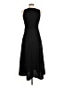 Zara 100% Polyester Solid Black Cocktail Dress Size M - photo 2